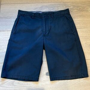 J. Crew Cotton Shorts in Navy Blue 10.5” Length